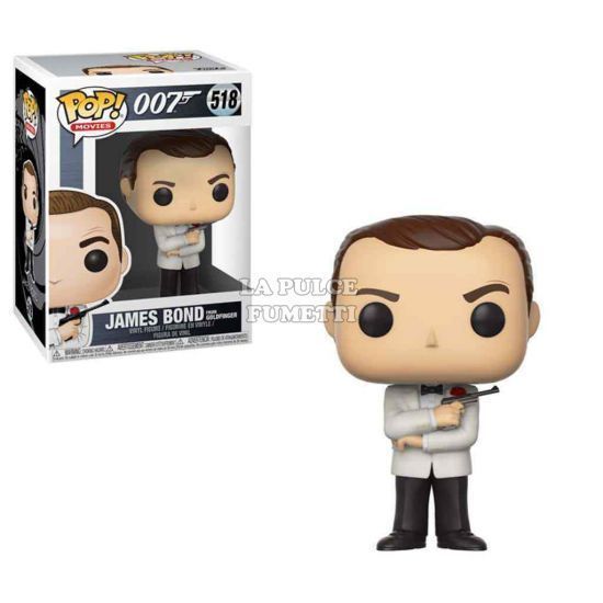 007 : JAMES BOND FROM GOLDFINGER- VINYL FIGURE # 518 - POP FUNKO MOVIES